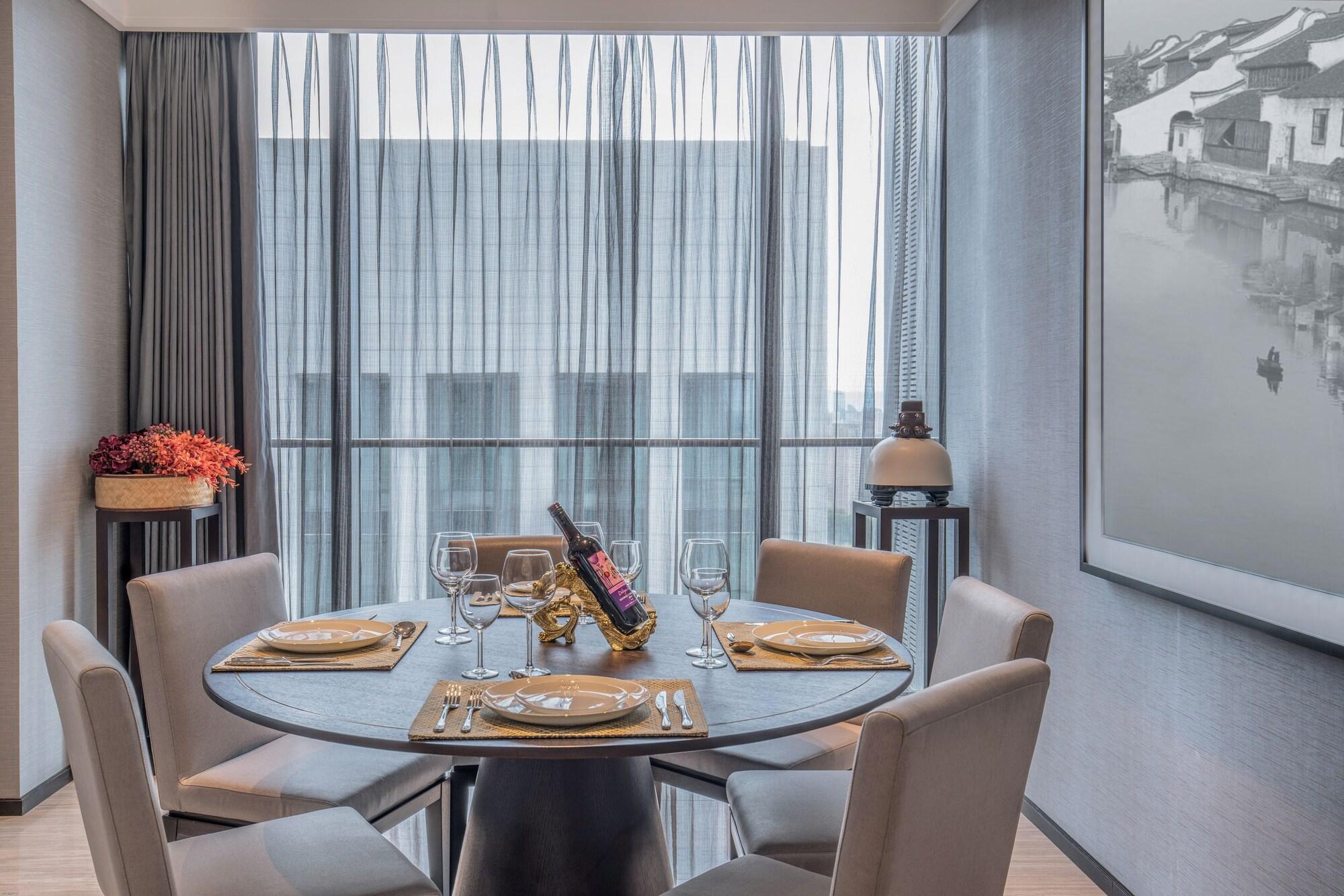 Oakwood Residence Damei Beijing Bagian luar foto