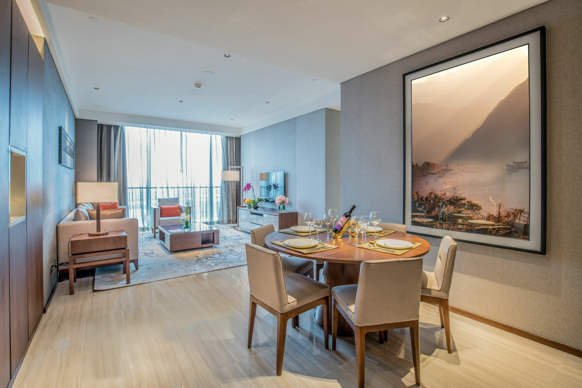 Oakwood Residence Damei Beijing Bagian luar foto