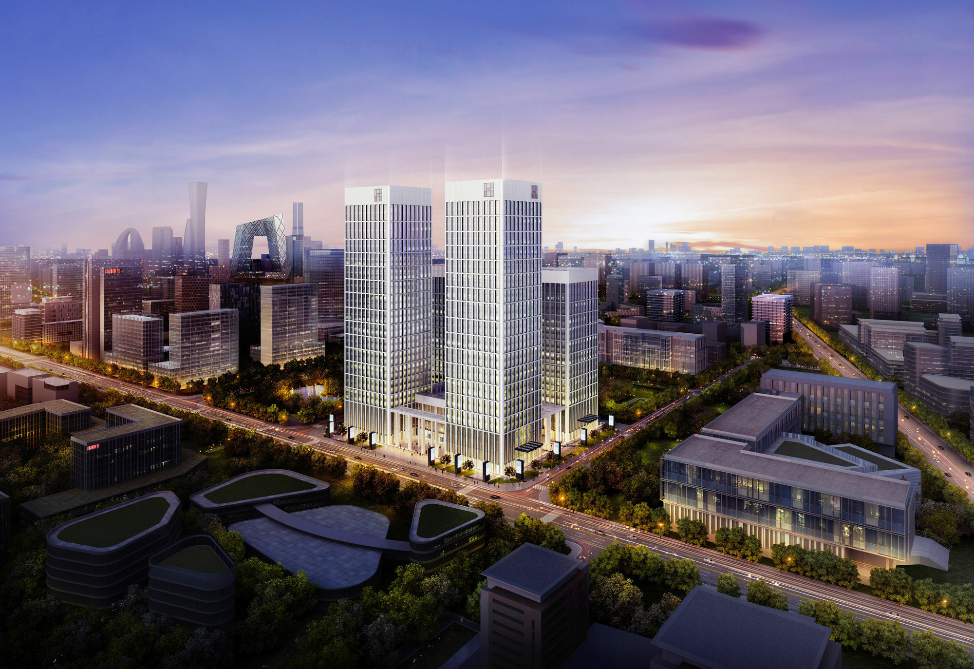 Oakwood Residence Damei Beijing Bagian luar foto
