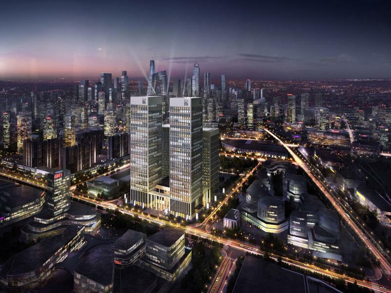 Oakwood Residence Damei Beijing Bagian luar foto